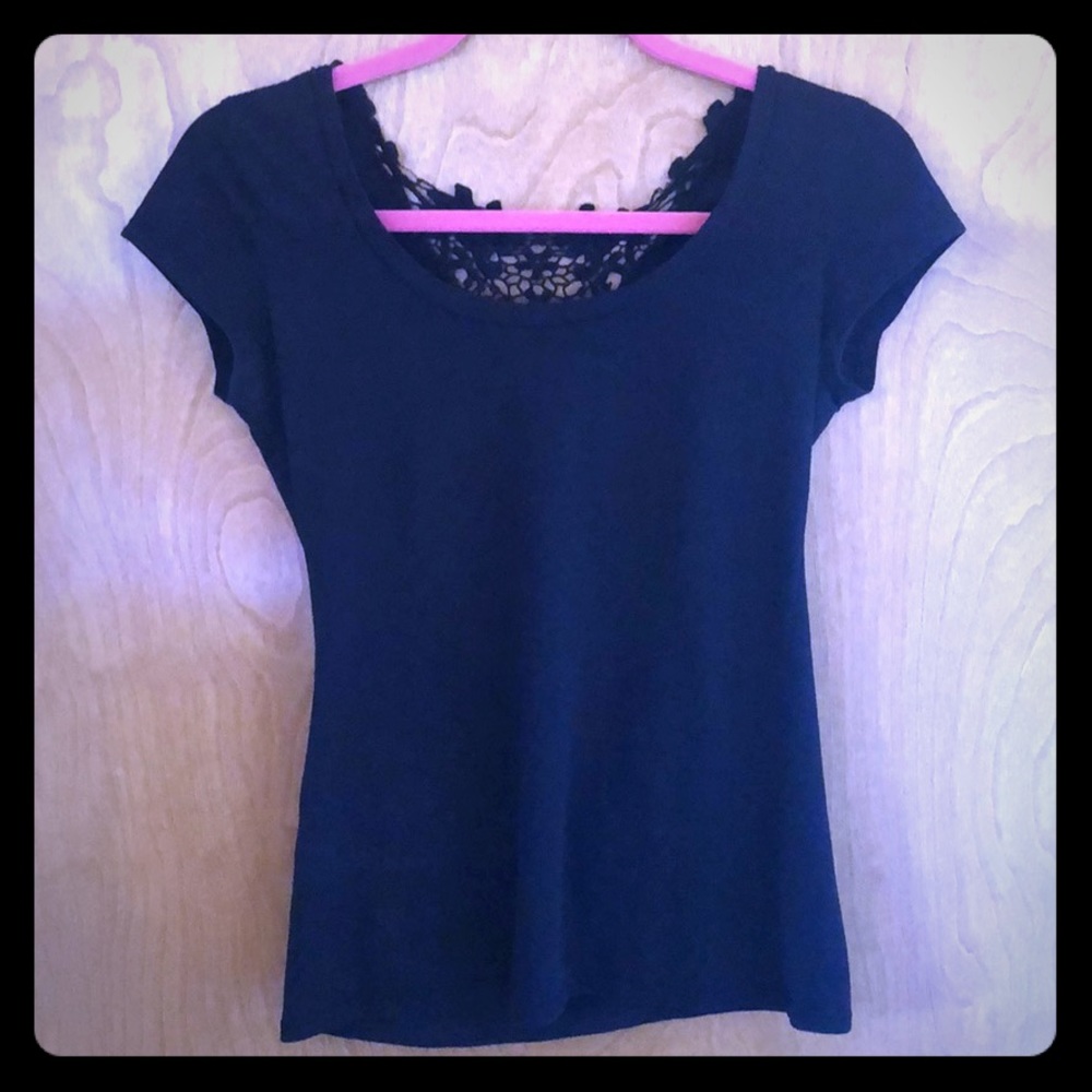 Black blouse short sleeve